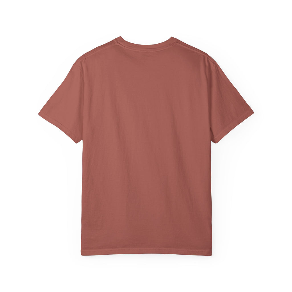 Minimal Mountain Graphic T-Shirt — Neutral Sunset Nature Tee