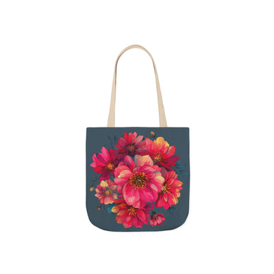 Floral Canvas Tote Bag