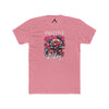 Positive Vibes Floral Unisex Cotton Crew Tee