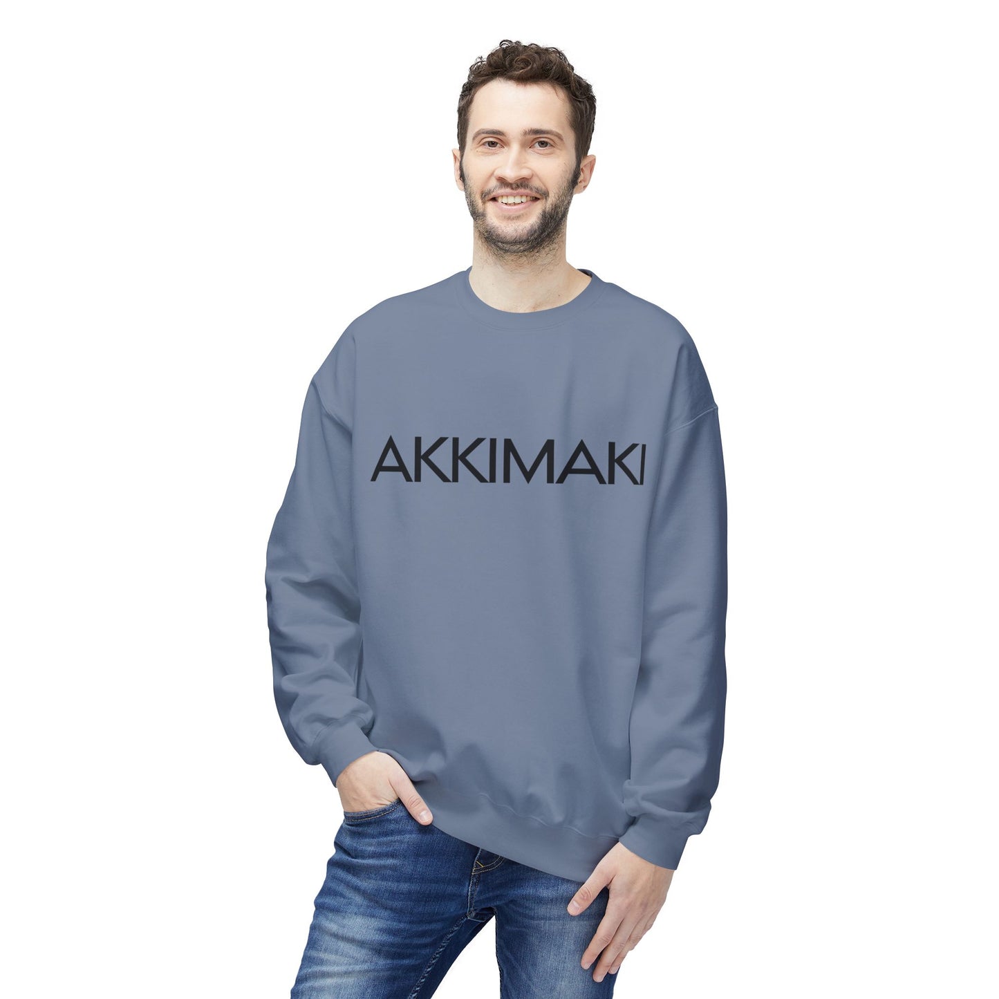 Unisex Fleece Crewneck Sweatshirt - AKKIMAKI Statement