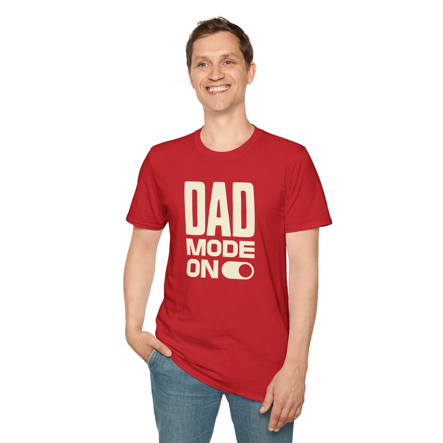 Dad Mode On Unisex Softstyle T-Shirt