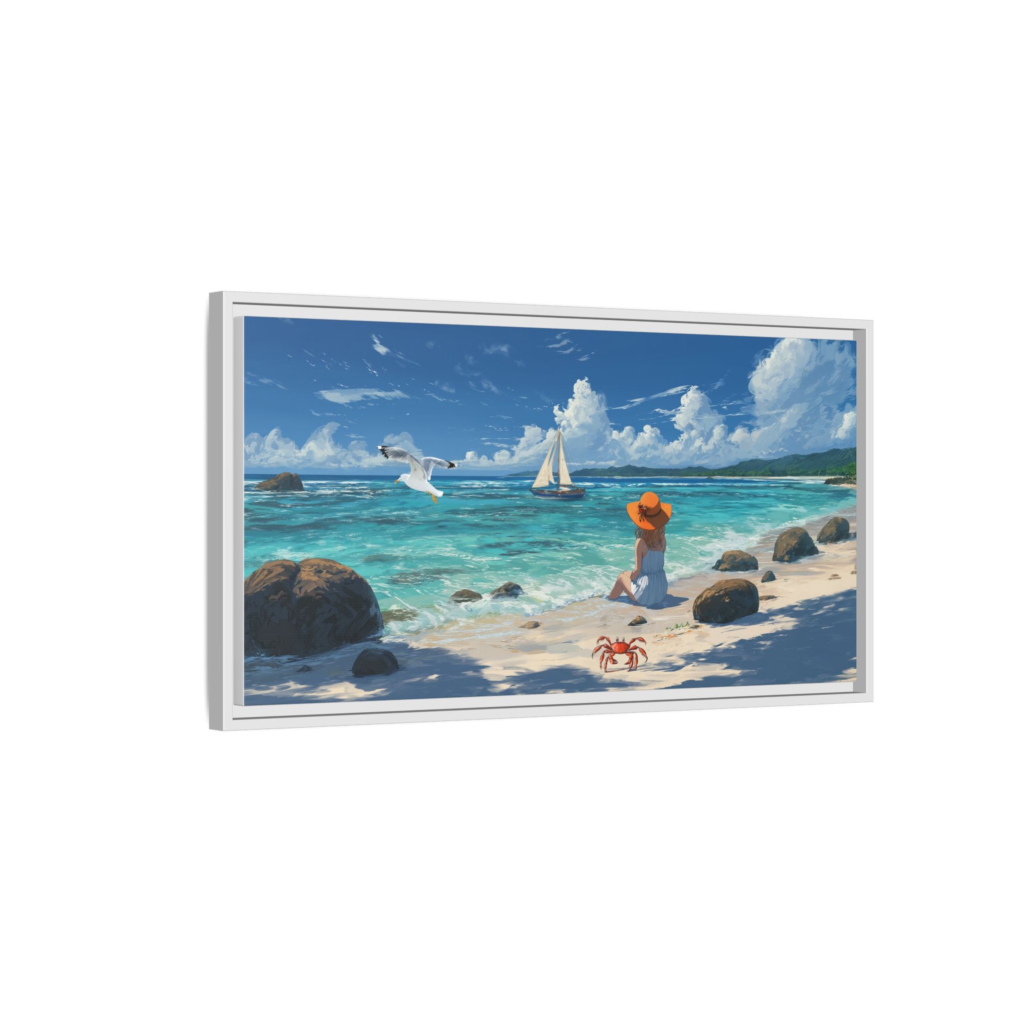 Beach Vibe Wall Art Coastal Landscape