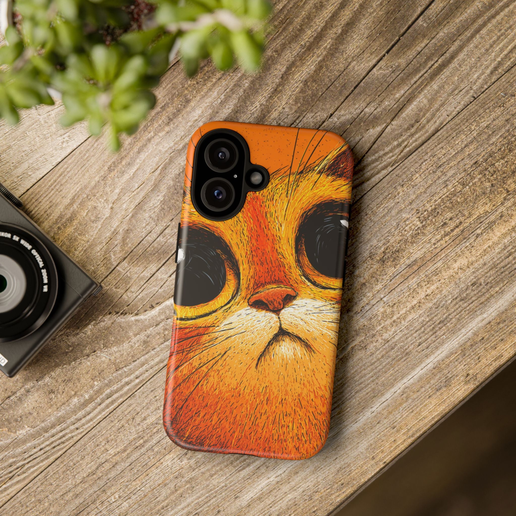 Whimsical Cat Phone Case