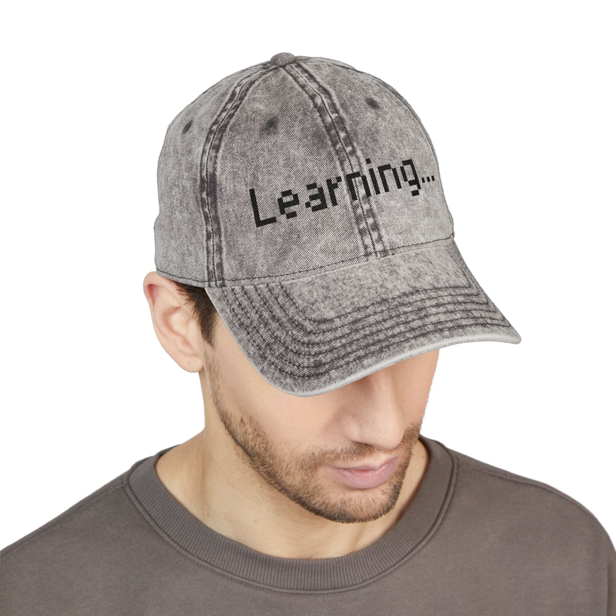 Vintage Embroidered Cap for Learning Enthusiasts