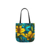 Vibrant Floral Canvas Tote Bag
