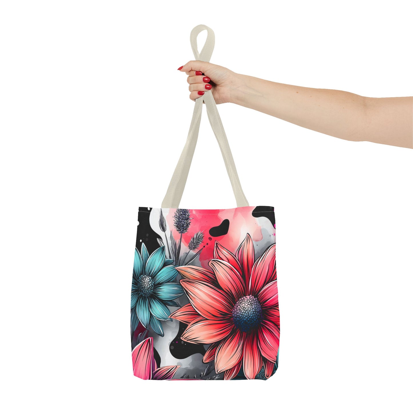 Vibrant Floral Tote Bag