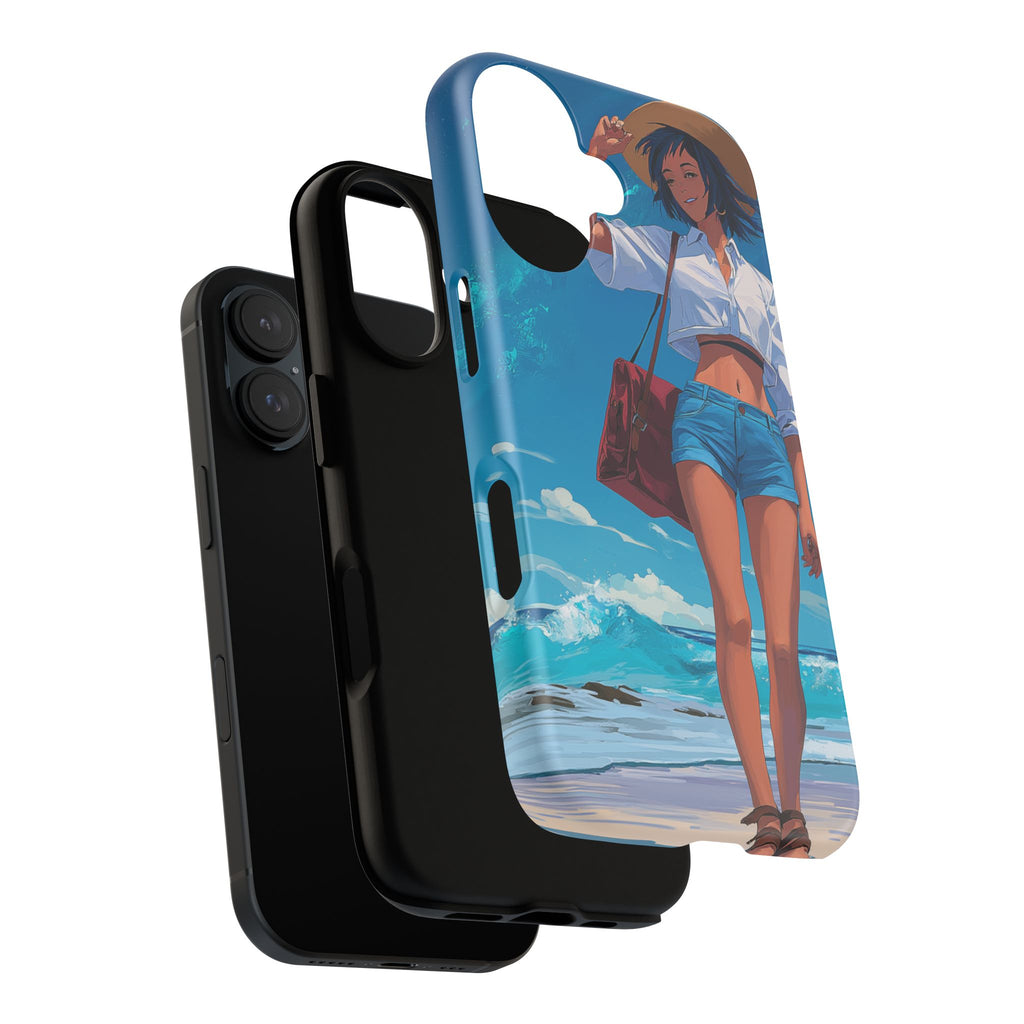 Tough Cases: Stylish Phone Case with Beach Vibe