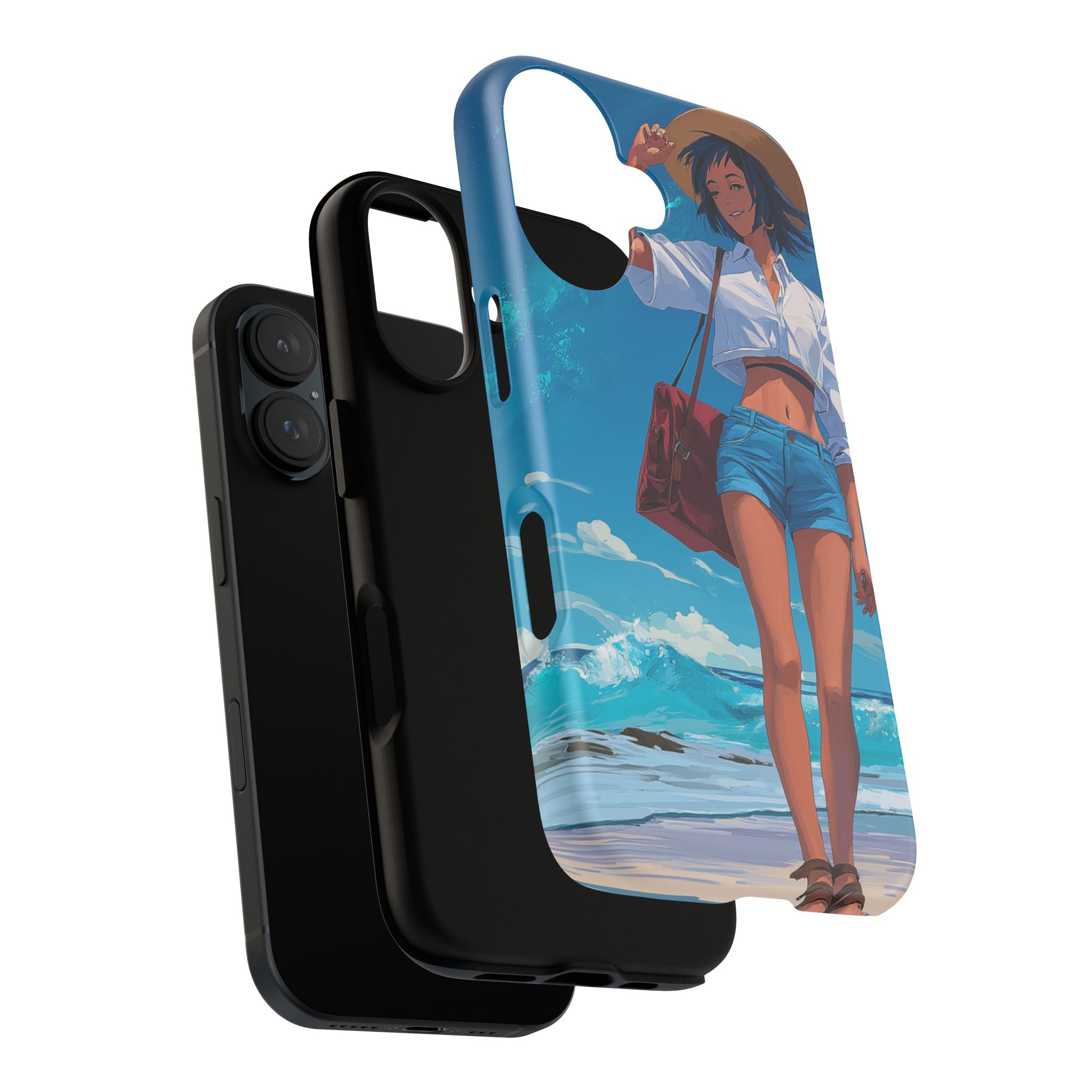 Tough Cases: Stylish Phone Case with Beach Vibe