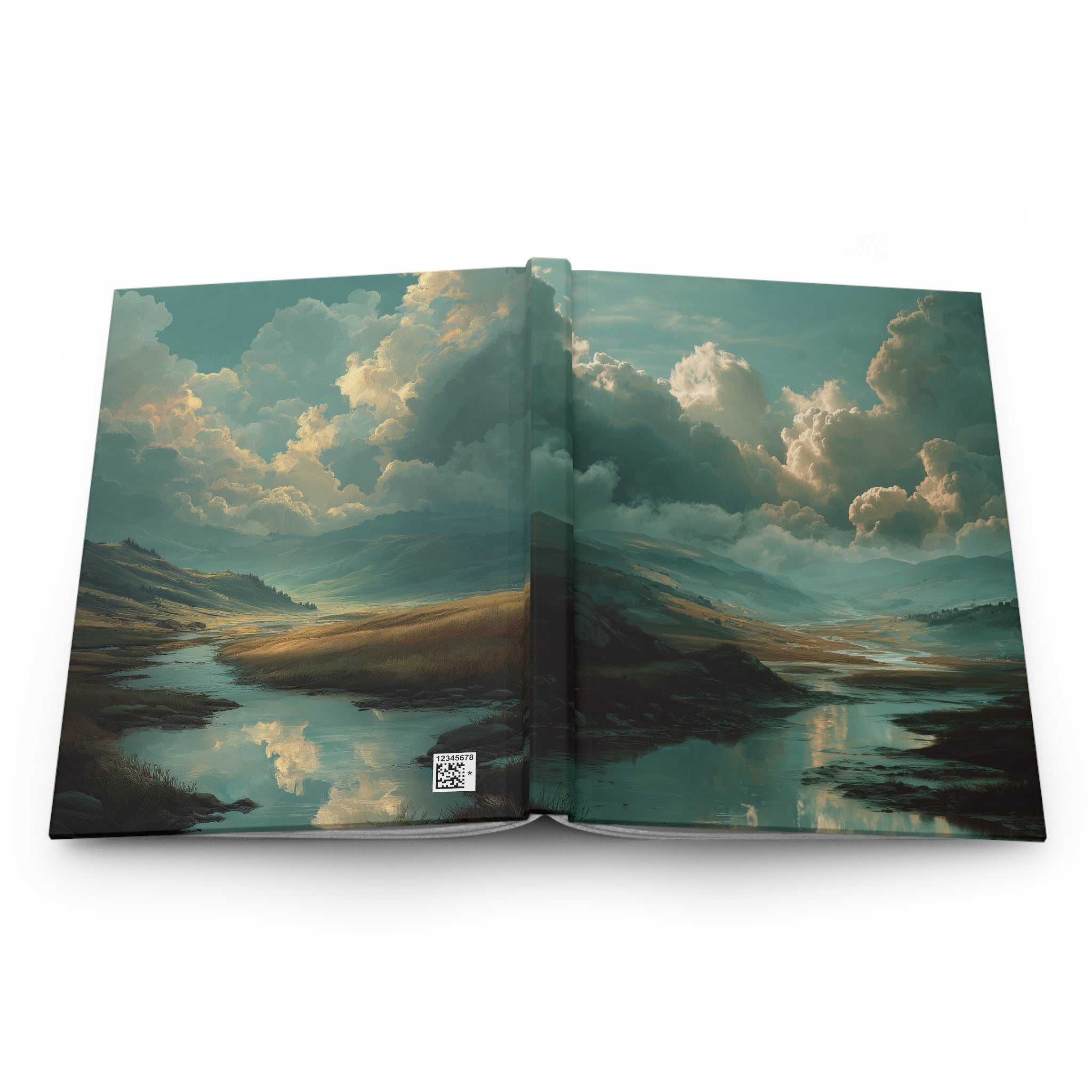 Serene Landscape Hardcover Journal