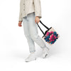 Floral Canvas Tote Bag with 5-Color Straps