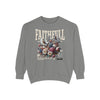 Faithful Floral Sweatshirt - Cozy Garment-Dyed Apparel